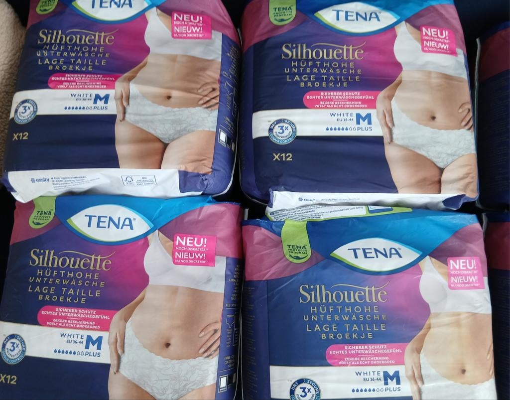 NIEUW Tena Lady sihouette witte onderbroekjes maat m, Ophalen of Verzenden, Nieuw
