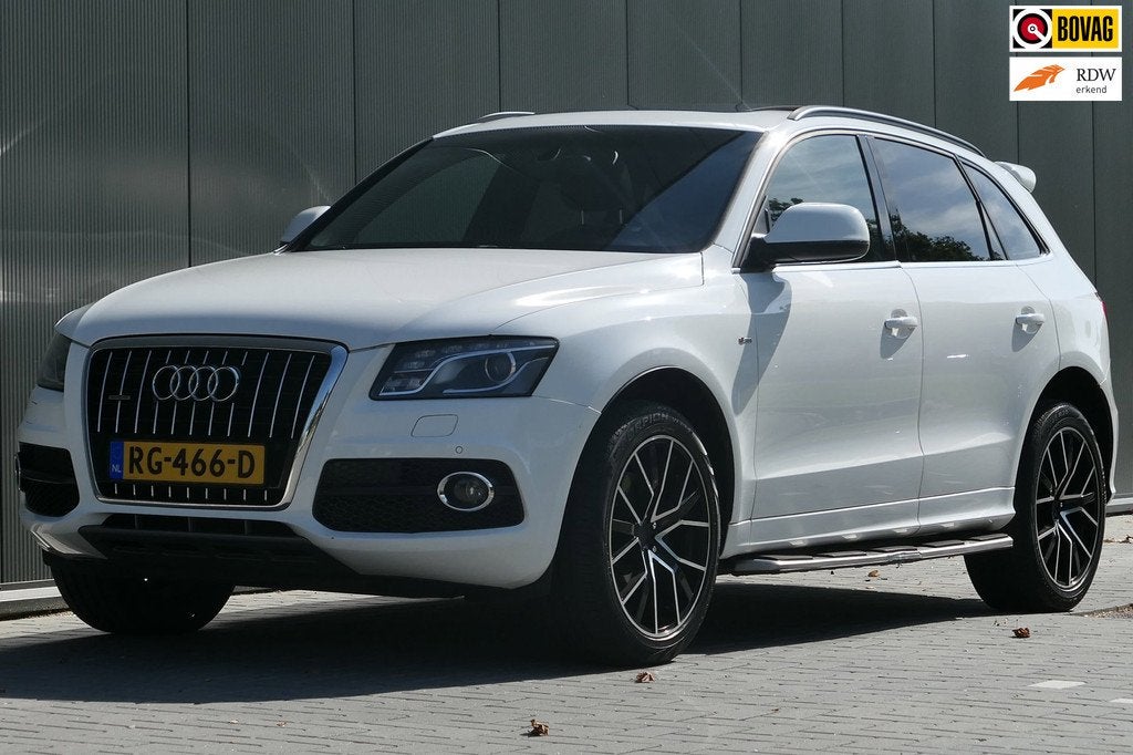 Audi Q5 3.2 FSI quattro S-Line Pano Achteruitrijcamera Elekt, Euro 5, Gebruikt, Zwart, Q5