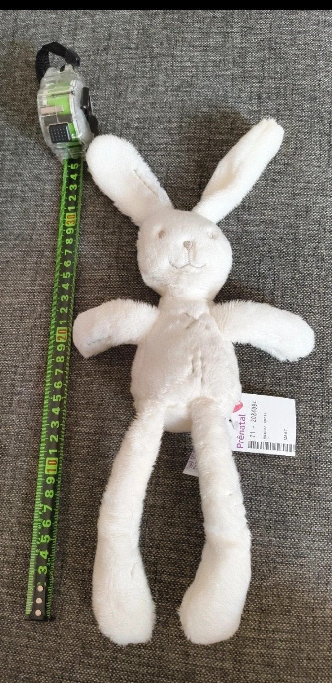Schattig wit pluche knuffelkonijn Prénatal – Nieuw met kaart, Kinderen en Baby's, Speelgoed | Knuffels en Pluche, Ophalen of Verzenden