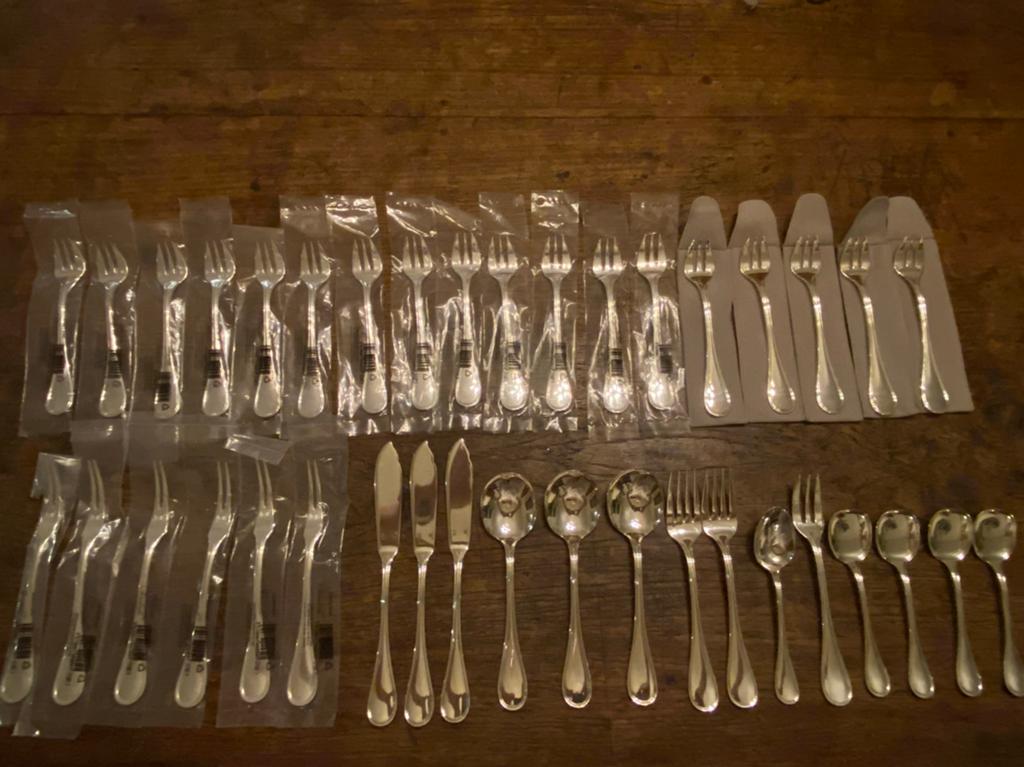 Christofle Albi, diverse bestekdelen, nieuw, verzilverd, Ophalen of Verzenden