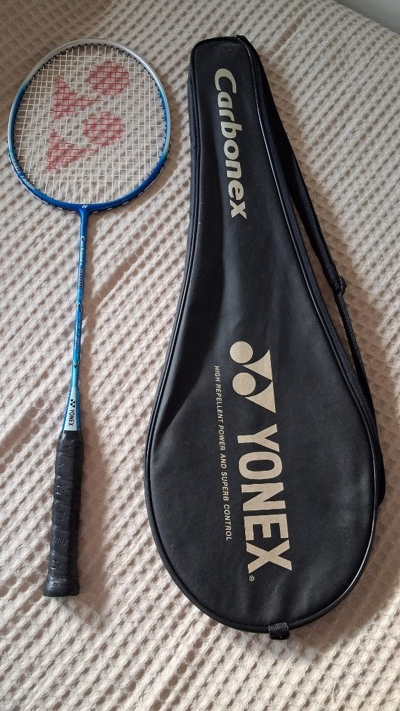 Yonex badmintonracket | carbonex 6000 DF | Low torsion zgan, Sport en Fitness, Badminton, Ophalen of Verzenden, Zo goed als nieuw