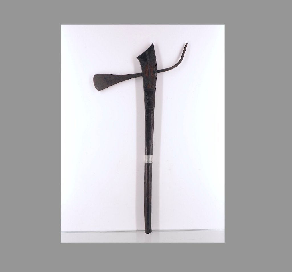 Authentieke Ceremoniële Bijl Gogo Tanzania (251123-05), Afrika, Overige typen, Handgemaakt, 55 cm