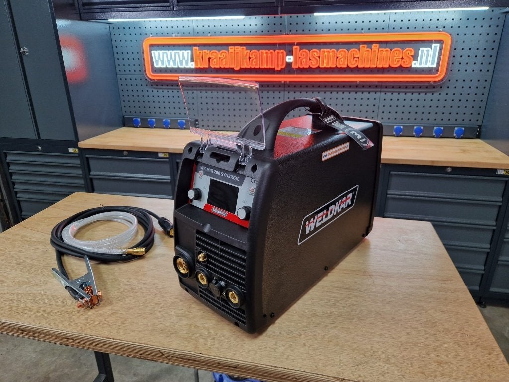 Weldkar inverter MIG 200A Synergic - 230 Volt, Ophalen of Verzenden, Nieuw, 150 tot 250 ampère, Inverter