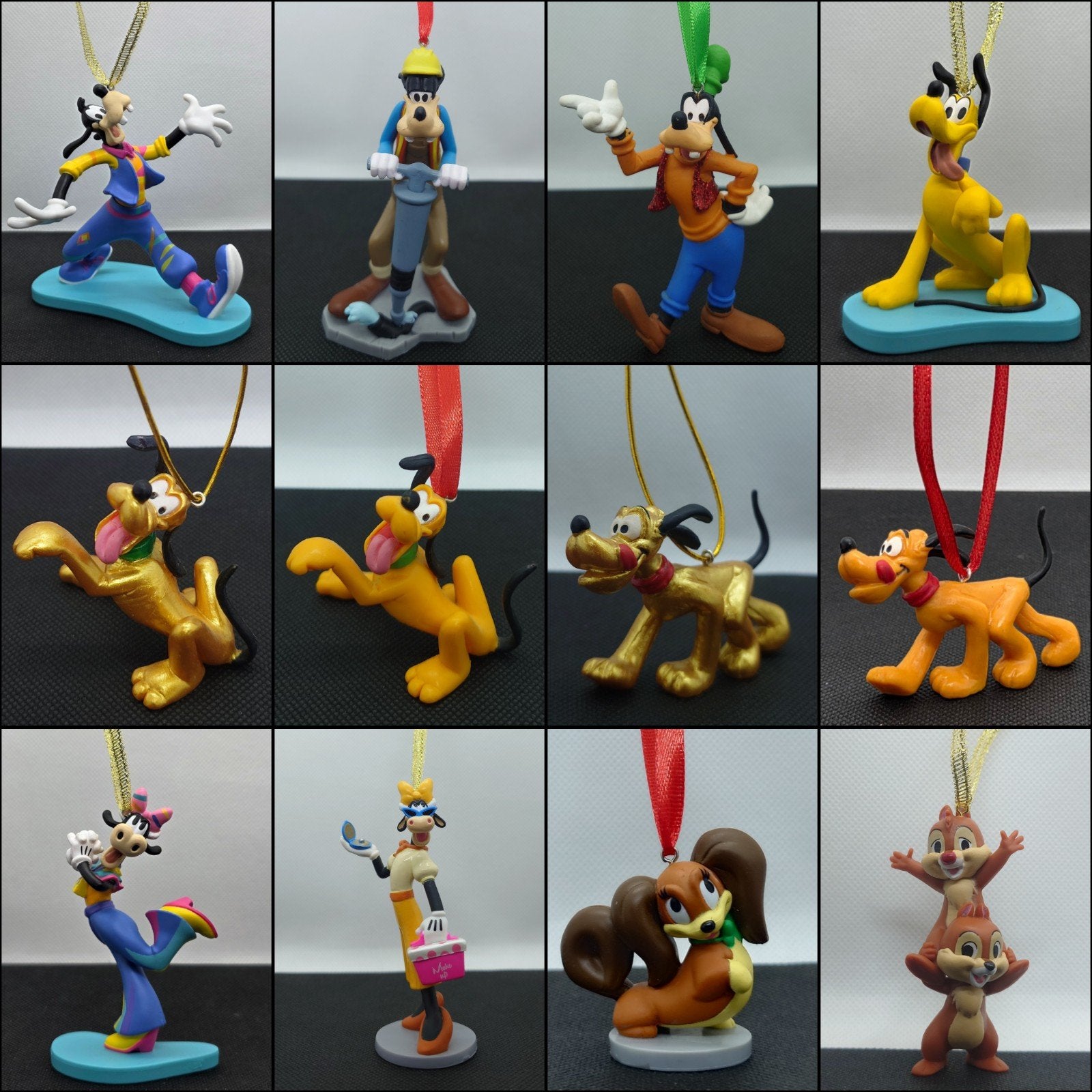 Disney Goofy Pluto Clarabella Knabbel Babbel kerst ornament, Diversen, Kerst, Ophalen of Verzenden