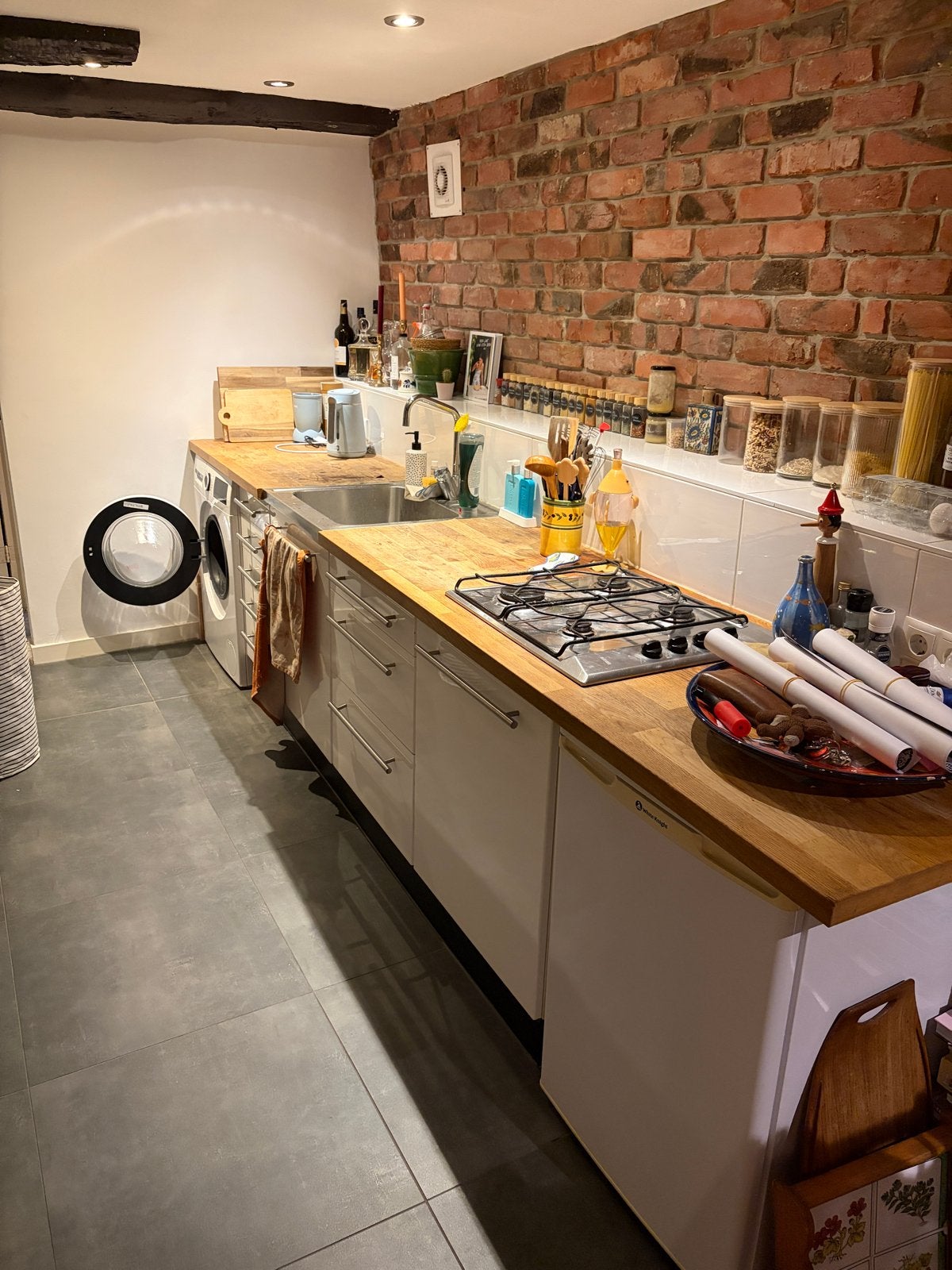 Keuken - gratis op te halen, Ophalen, Gebruikt, Wit, Hoekkeuken