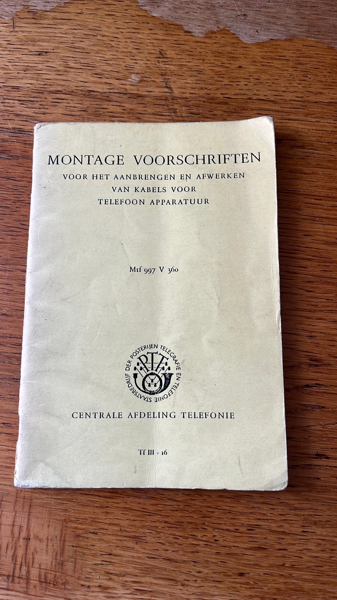 Montage Voorschriften Kabels Telefoon Apparatuur PTT, Ophalen of Verzenden, Gelezen, Elektrotechniek