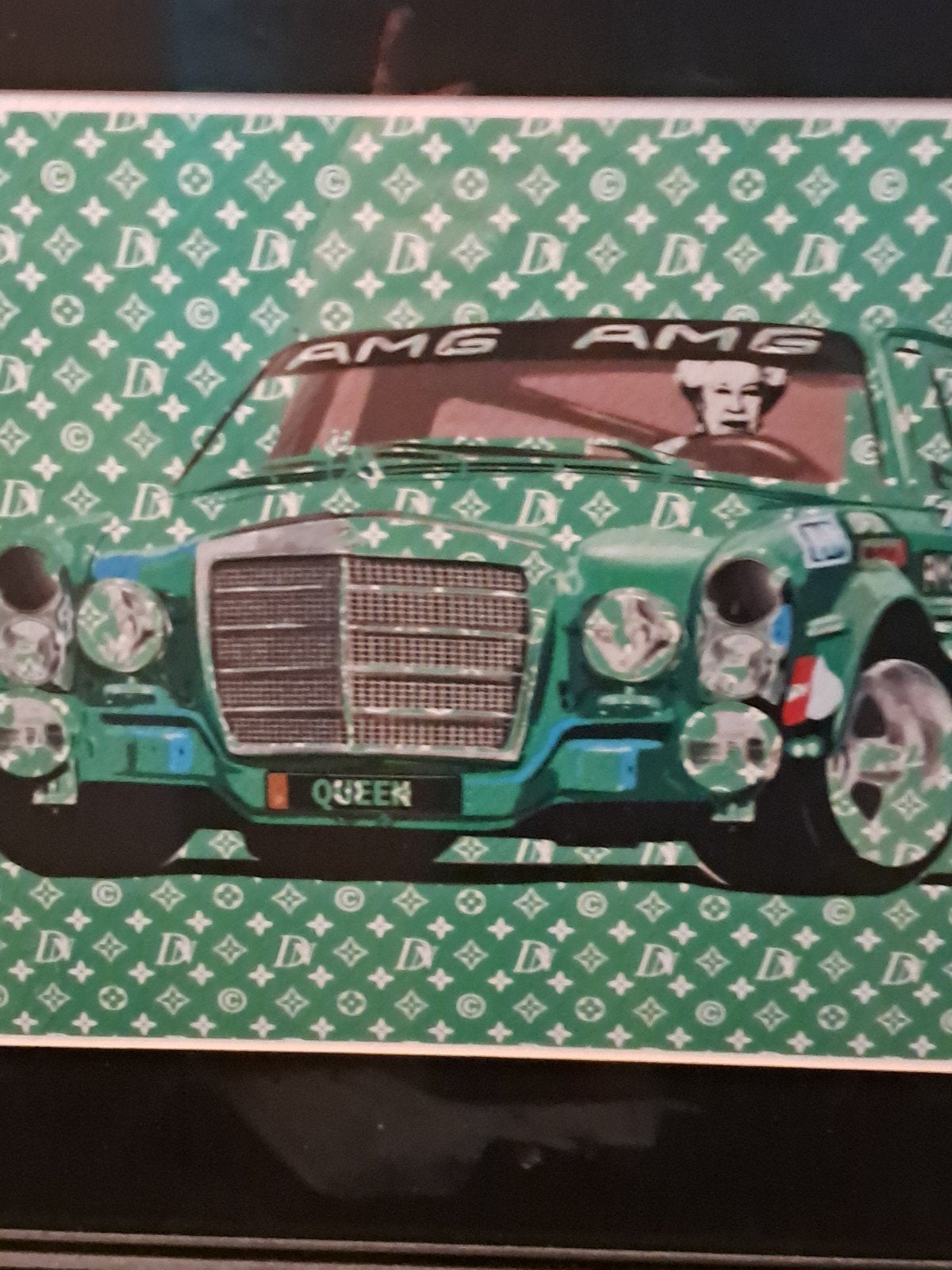 Death NYC Mercedes AMG Queen Limited Edition Kunst, Ophalen of Verzenden