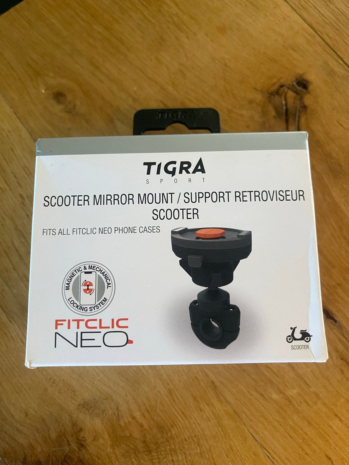 Nieuwe Tigra Sport telefoonhouder voor aan spiegel scooter, Ophalen of Verzenden, Nieuw, Overige typen, Overige merken