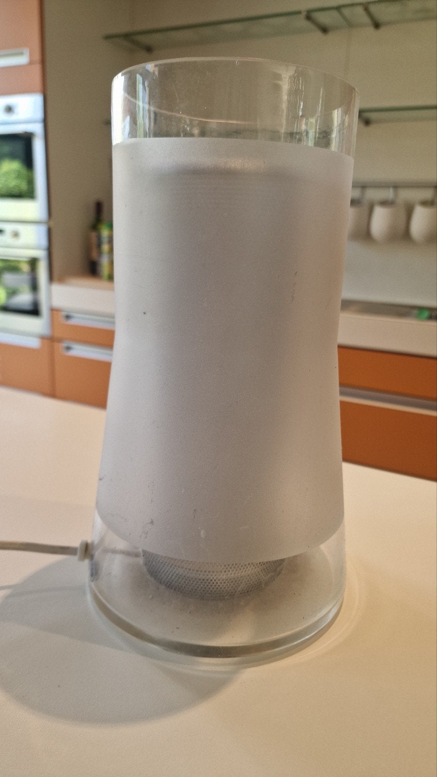 IKEA Tafellamp - Goed werkend met onbeschadigd glas, Ophalen of Verzenden, Gebruikt, Glas, IKEA