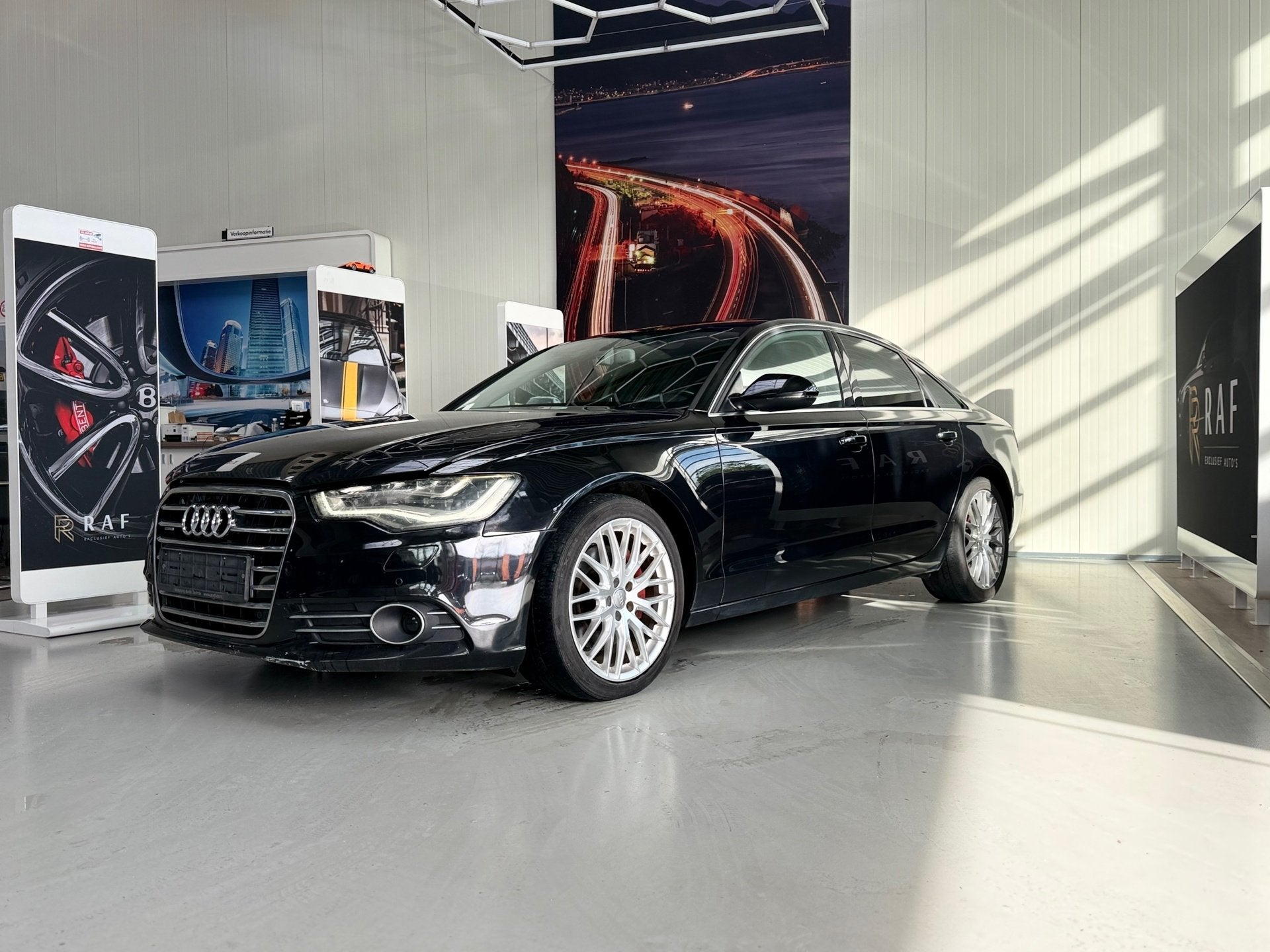 Audi A6 Limousine 3.0 TDI BiT quattro, Automaat, Zwart, Zwart, Leder