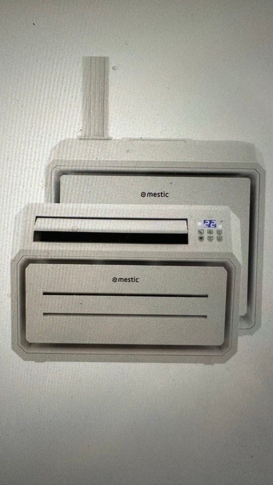 Mestic split airco caravan : Compacte Koeling/elke Ruimte, Witgoed en Apparatuur, Airco's, Zo goed als nieuw, Wandairco, Minder dan 60 m³