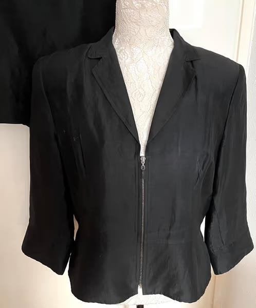Clasen jasje met bijpassende rok maat 44[DMv], Kleding | Dames, Kostuum of Pak, Zwart, Maat 42/44 (L), Ophalen of Verzenden
