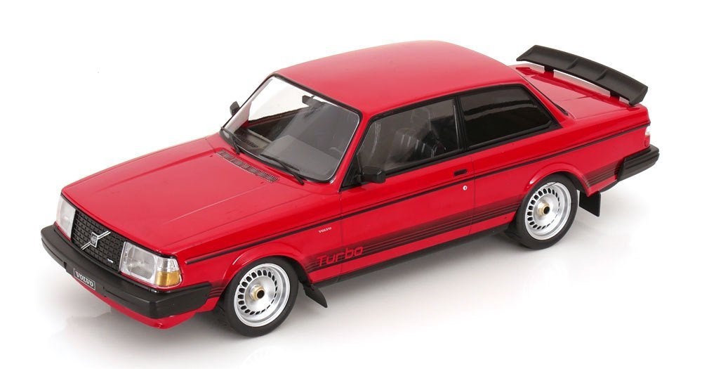 Volvo 240 Turbo 1984 “Custom” Rood 1:18 Ixo Models, Overige merken, Ixo models, Auto, Ixo models