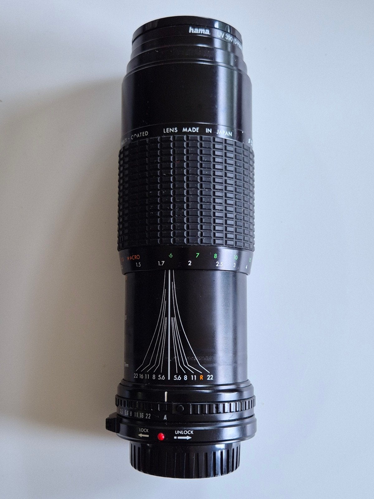 Sigma 75-200mm f/3.5-4.5 Macro Zoom – Canon FD mount, Sigma, Ophalen of Verzenden, Standaardlens, Beschermhoes/tas