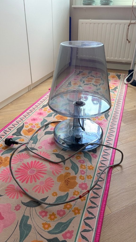 Fatboy Transparent XL tafellamp transparant grijs, Kunststof, Gebruikt, Fatboy, Sfeerlamp