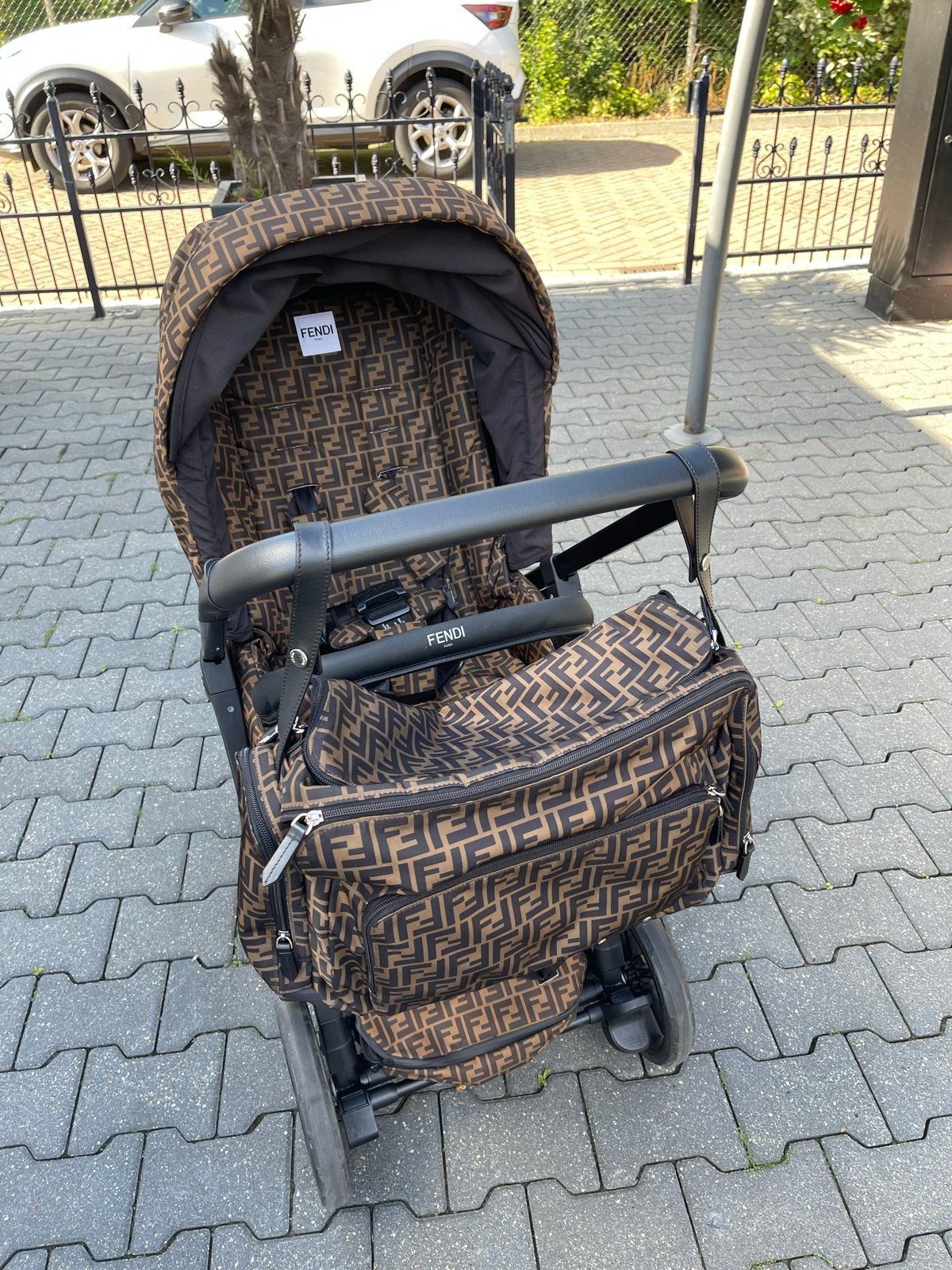 Fendi Buggy met bijpassende luiertas en verschoningsmat, Ophalen, Zo goed als nieuw, Overige merken