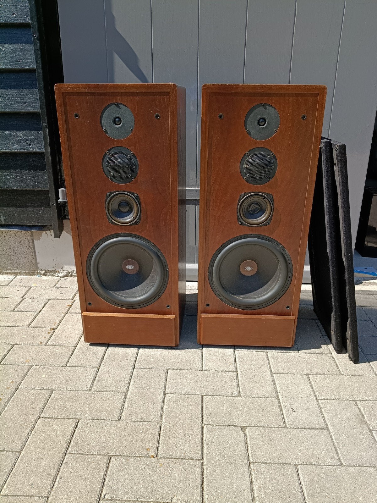 BNS 482 , 4weg luidspreker, Gebruikt, 60 tot 120 watt, Front, Rear of Stereo speakers, Ophalen