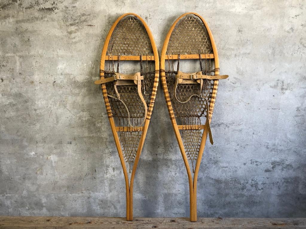 brocante vintage sneeuwschoenen, super decoratief!, Ophalen of Verzenden