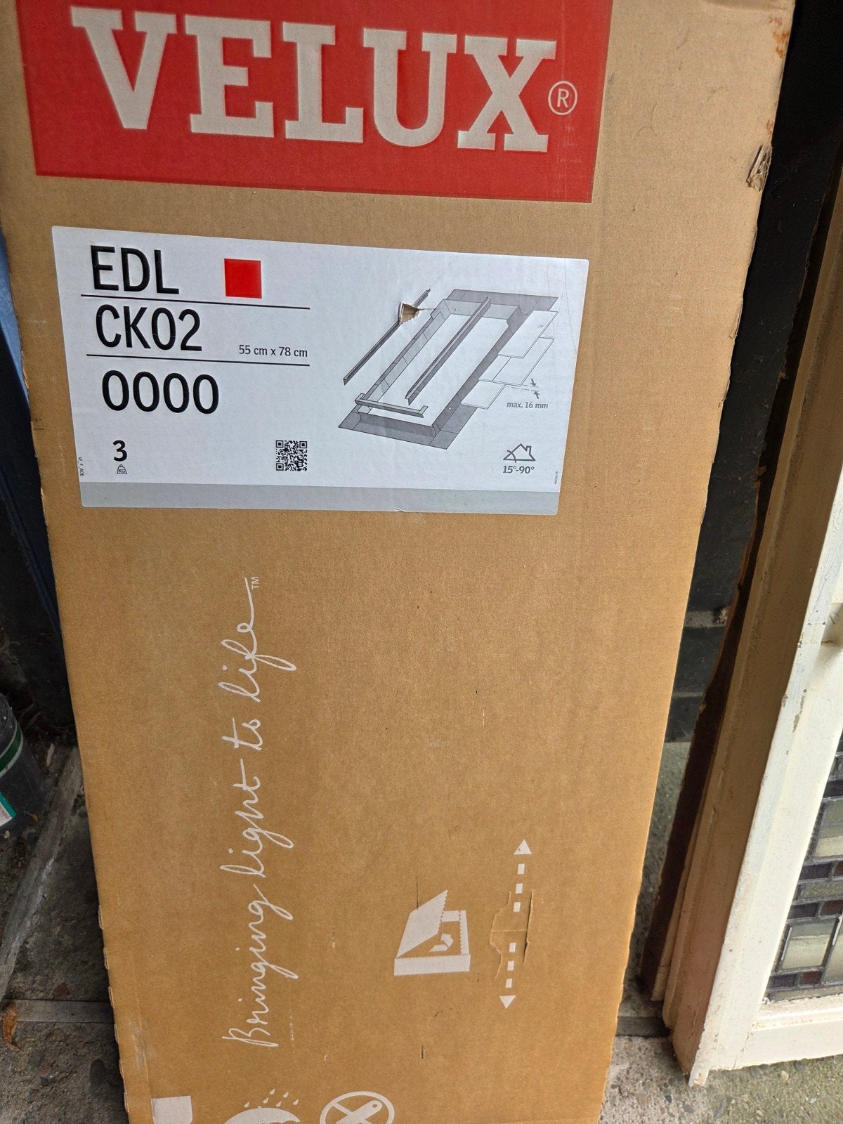 VELUX goot stukken EDL CK02 55x78 cm - Nieuw in doos, Ophalen, Minder dan 80 cm, Minder dan 80 cm, Overige typen