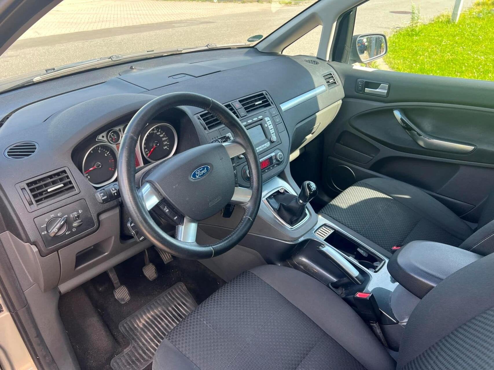 Ford C-Max 1.6-16V Titanium Clima Cruise Elektr Ramen PDC, Voorwielaandrijving, 1596 cc, Gebruikt, Zwart
