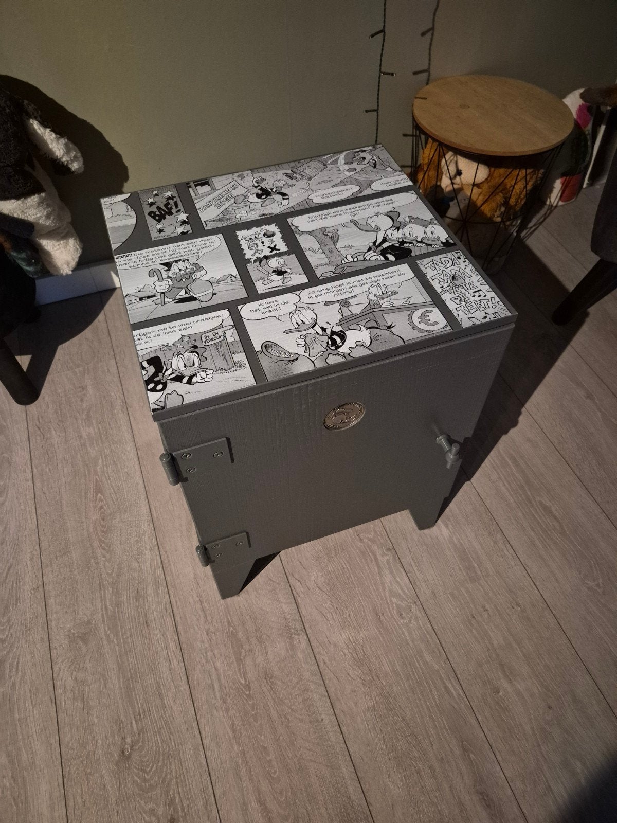 Donald Duck Nachtkastje, Ophalen, Gebruikt, Minder dan 45 cm, Minder dan 55 cm