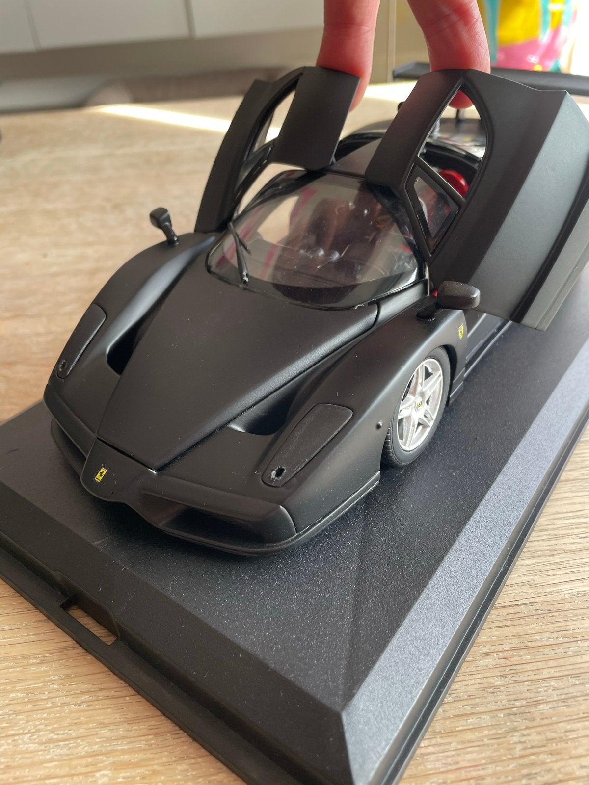 1:18 Ferrari Enzo Monza Hotwheels Custom Model, Hobby en Vrije tijd, Ophalen of Verzenden, Gebruikt, Auto, Hot Wheels