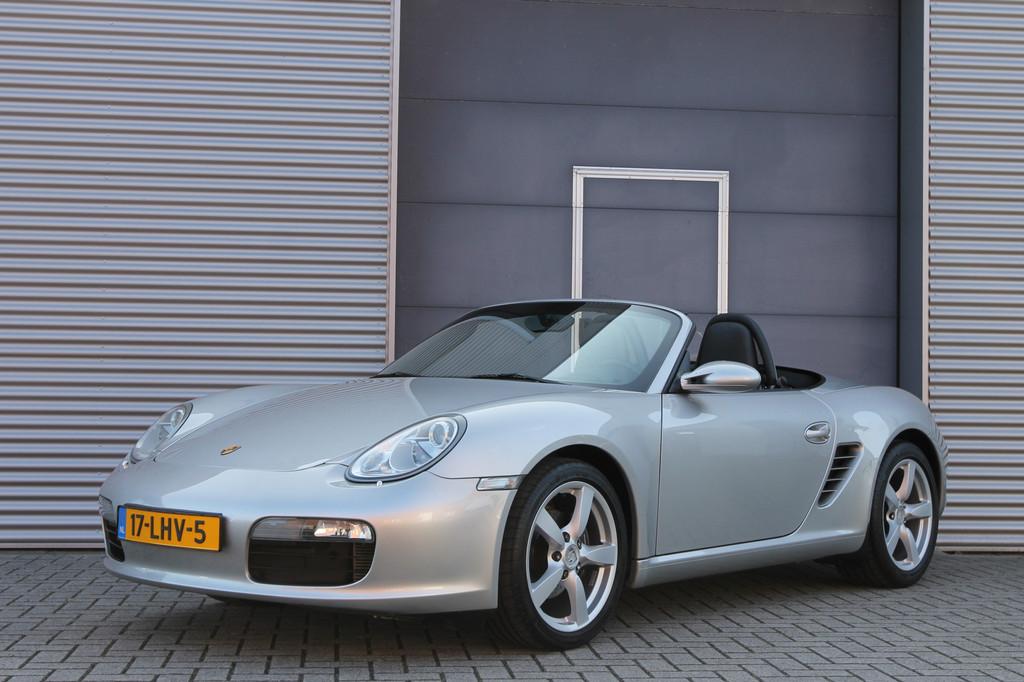 Porsche Boxster 2.7 I 57000 Km I Youngtimer (bj 2008), Achterwielaandrijving, Zwart, Bedrijf, Handgeschakeld