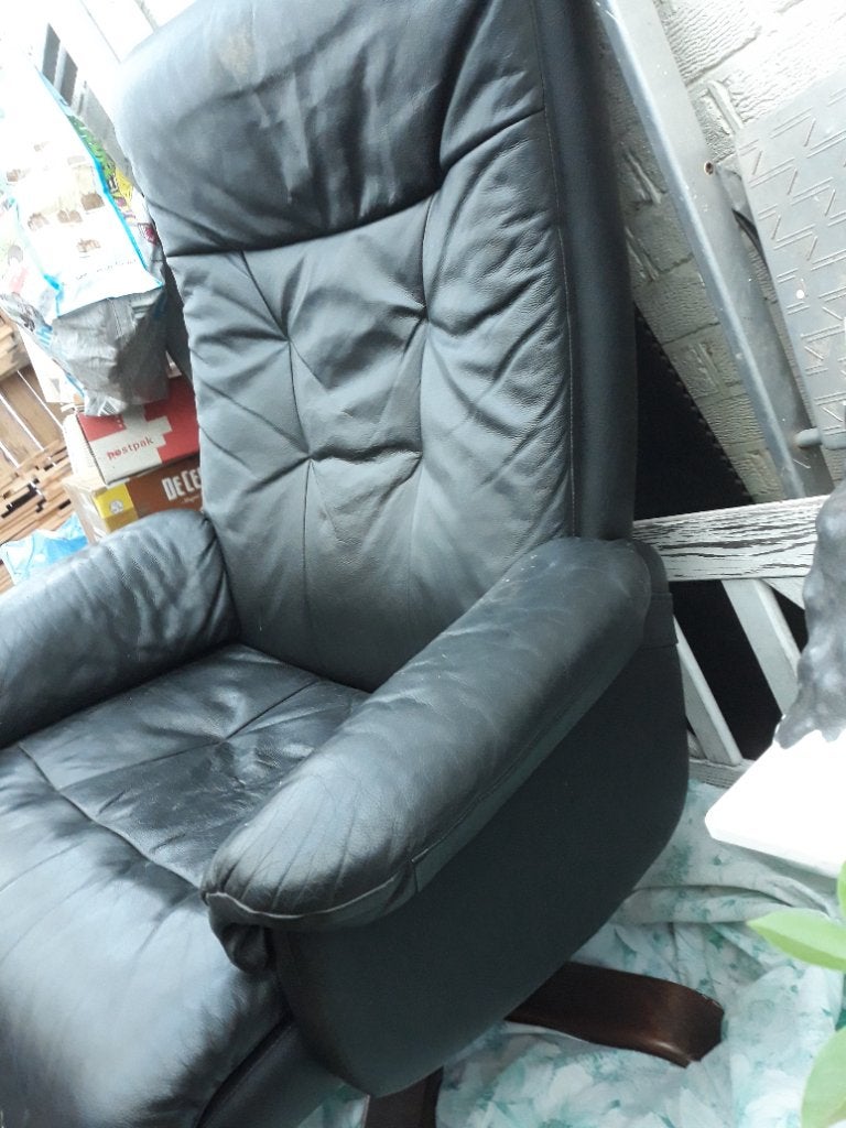 Stoel, Huis en Inrichting, Ophalen, Overige materialen, Gebruikt, Blauw