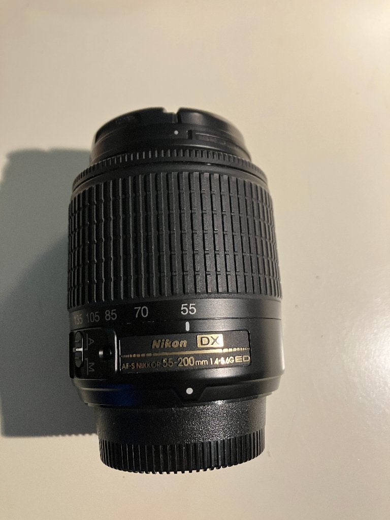 Nikon lens AF-S NIKKOR 55-200mm 1.4-5.6G ED, Audio, Tv en Foto, Fotografie | Lenzen en Objectieven, Ophalen, Gebruikt, Telelens