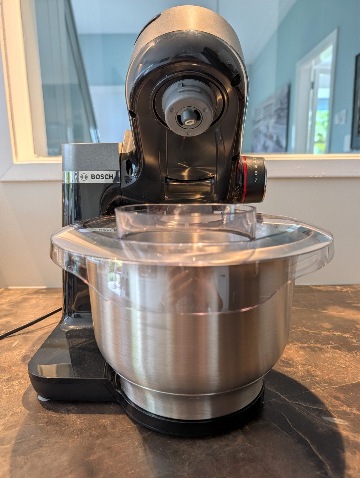 Bosch MUM Serie 2 | Keukenmachine met VeggieLove accessoire, Ophalen, Nieuw, Vaatwasserbestendig, 3 snelheden of meer