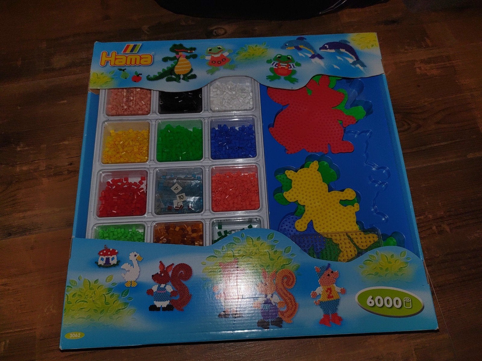 Hama strijkkralen set 6000 kralen met grondplaten, Ophalen of Verzenden