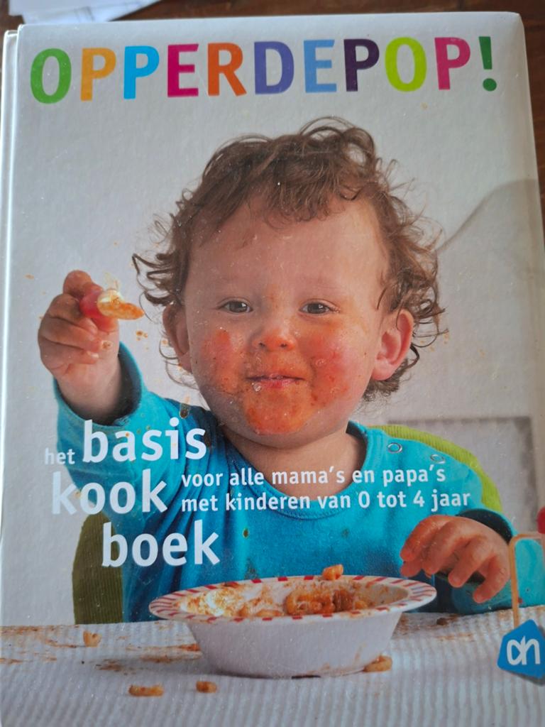 Opperdepop! Het basis kookboek voor kinderen 0-4 jaar, Onbekend, Hoofdgerechten, Ophalen of Verzenden, Zo goed als nieuw