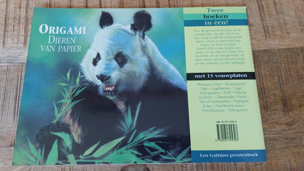 Origami - dieren van papier, Ophalen of Verzenden, Zo goed als nieuw