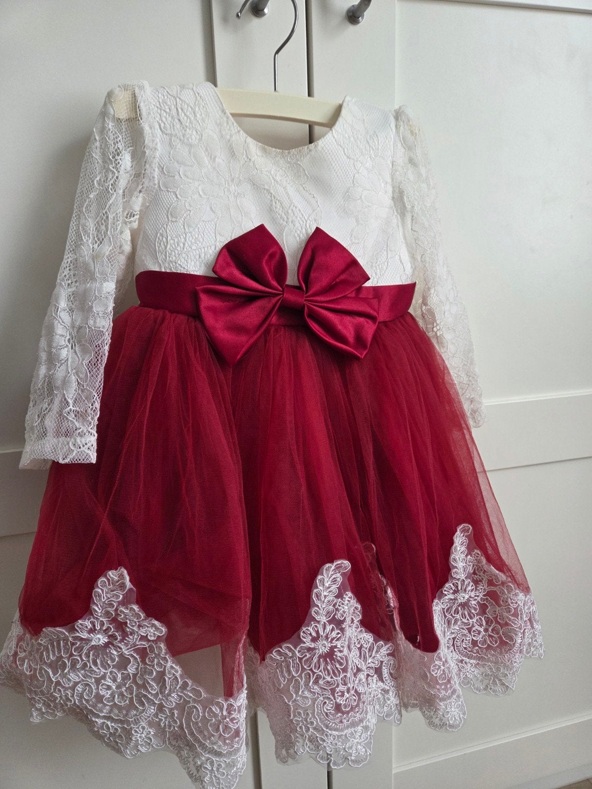 Prachtige feestjurk, Kinderen en Baby's, Babykleding | Maat 80, Ophalen of Verzenden, Zo goed als nieuw, Meisje, Jurkje of Rokje