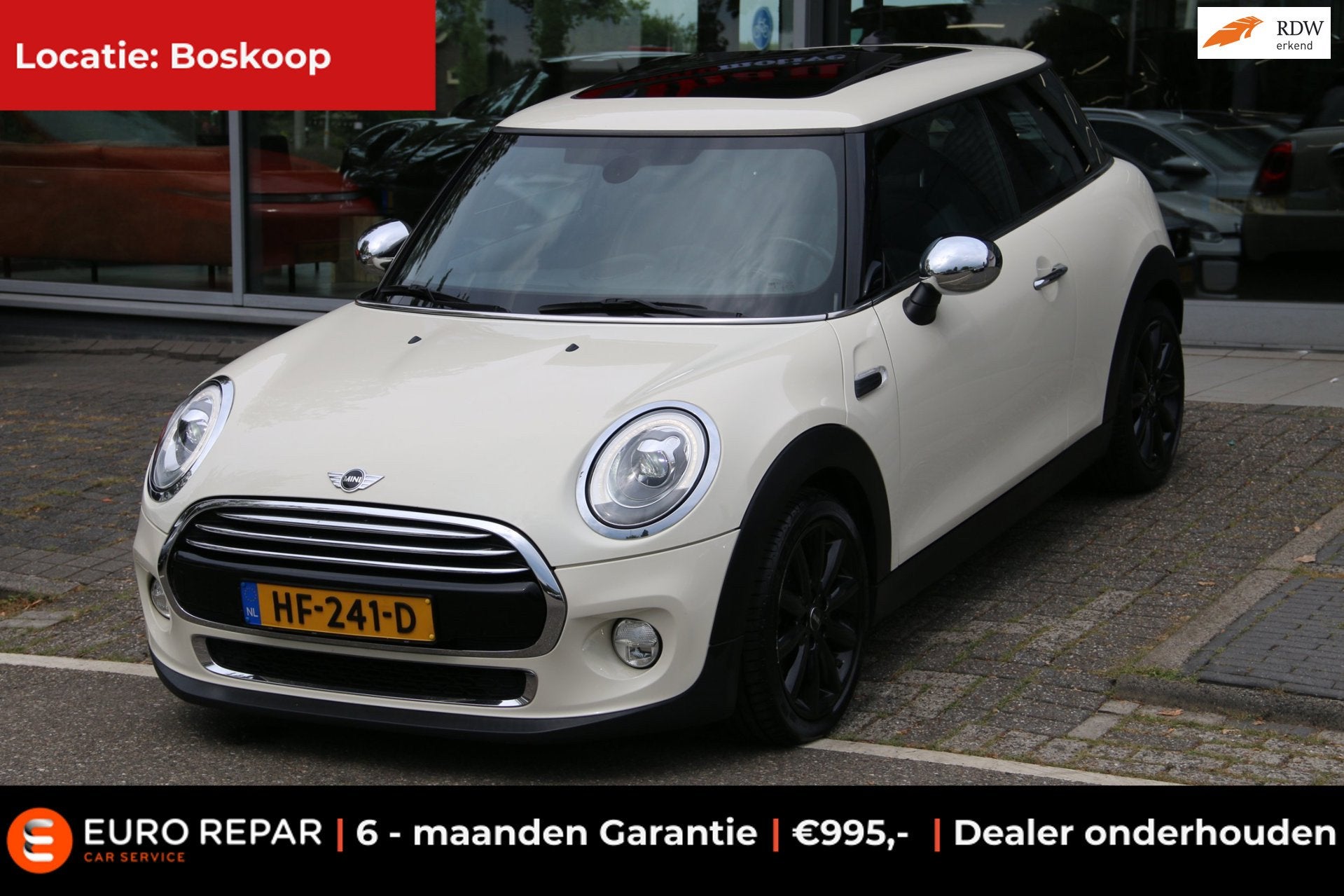 Mini 3-Deurs 1.5 Cooper Chili Business PANO-DAK LEDER LED!, Auto's, Mini, Voorwielaandrijving, Dealer onderhouden, Gebruikt, Euro 6