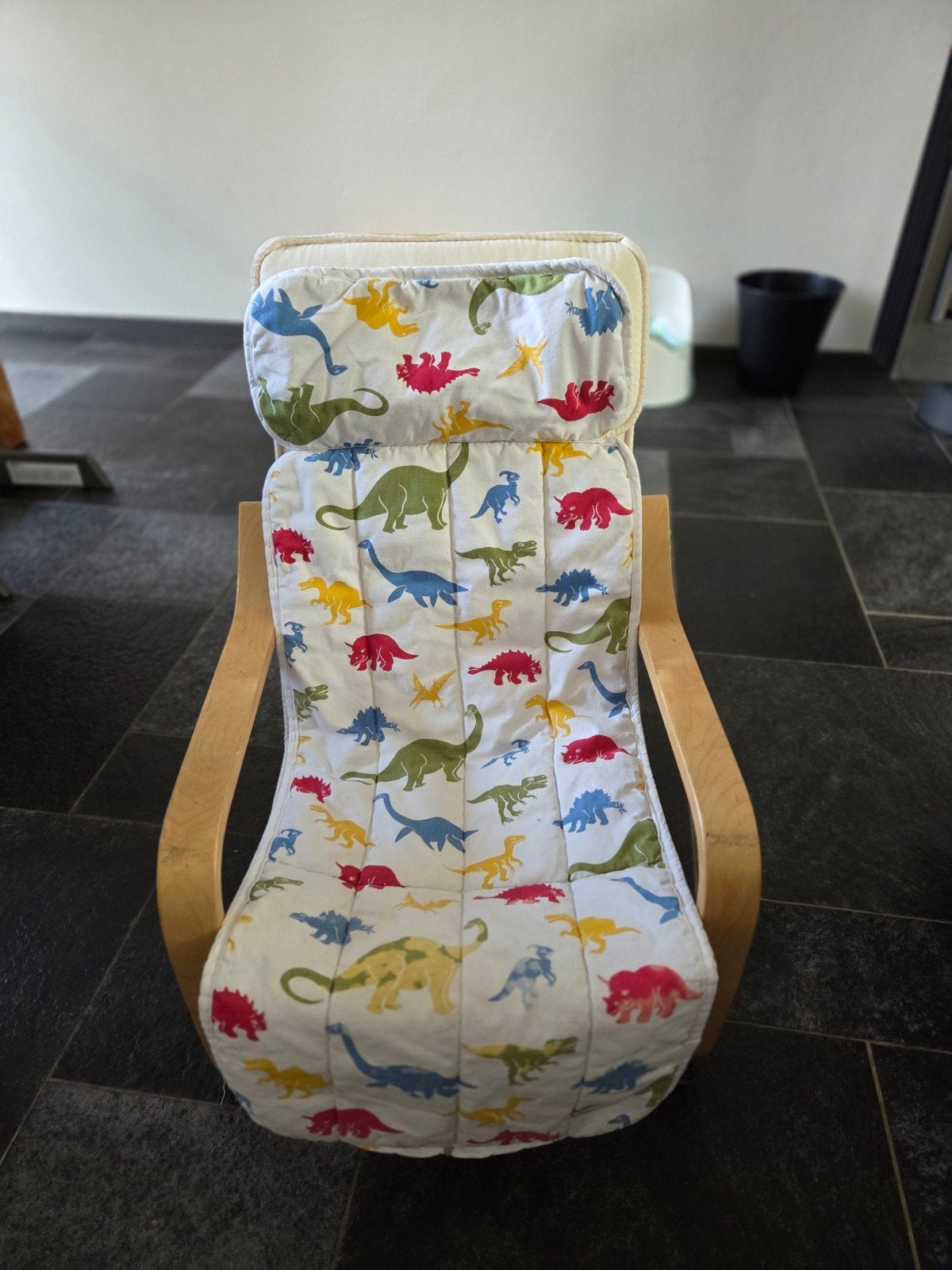 IKEA POÄNG kinderfauteuil met 2 hoezen, Kinderen en Baby's, Ophalen, Gebruikt, Stoel(en)