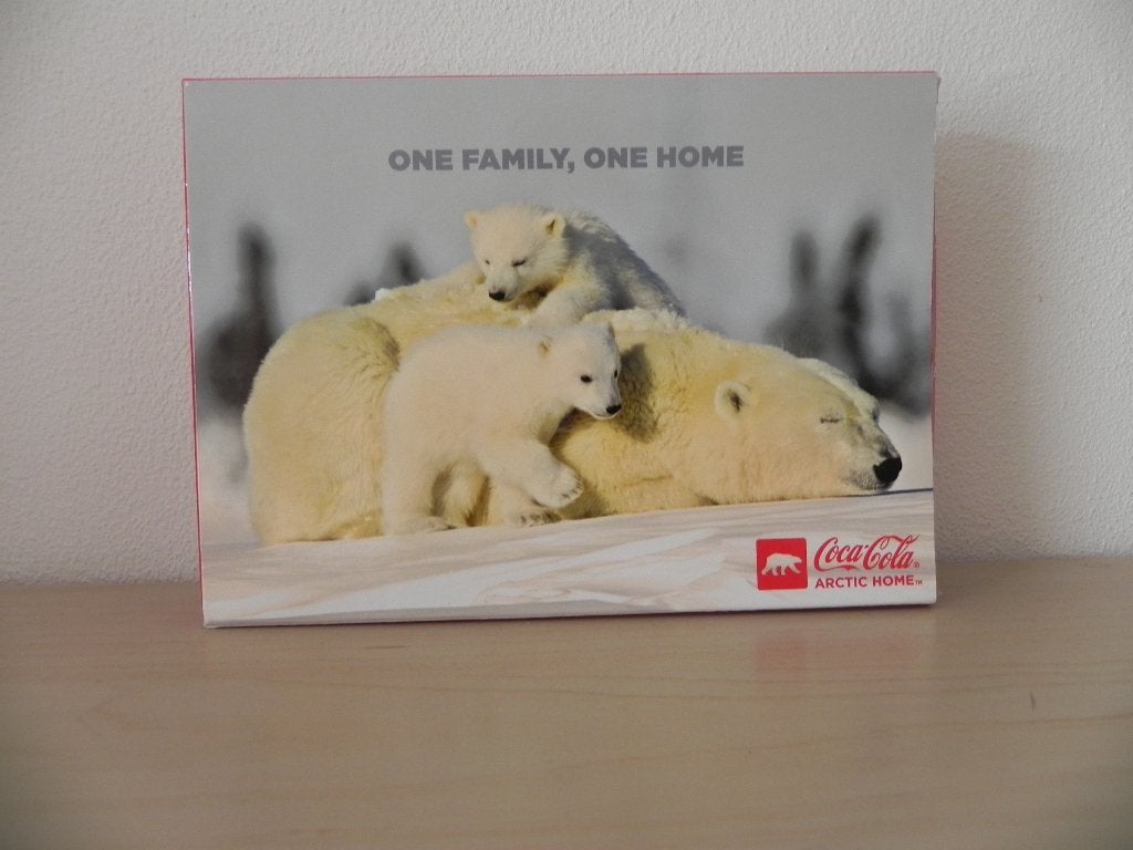 Coca Cola puzzel Arctic home ijsberen winter, Ophalen, Zo goed als nieuw, Gebruiksvoorwerp