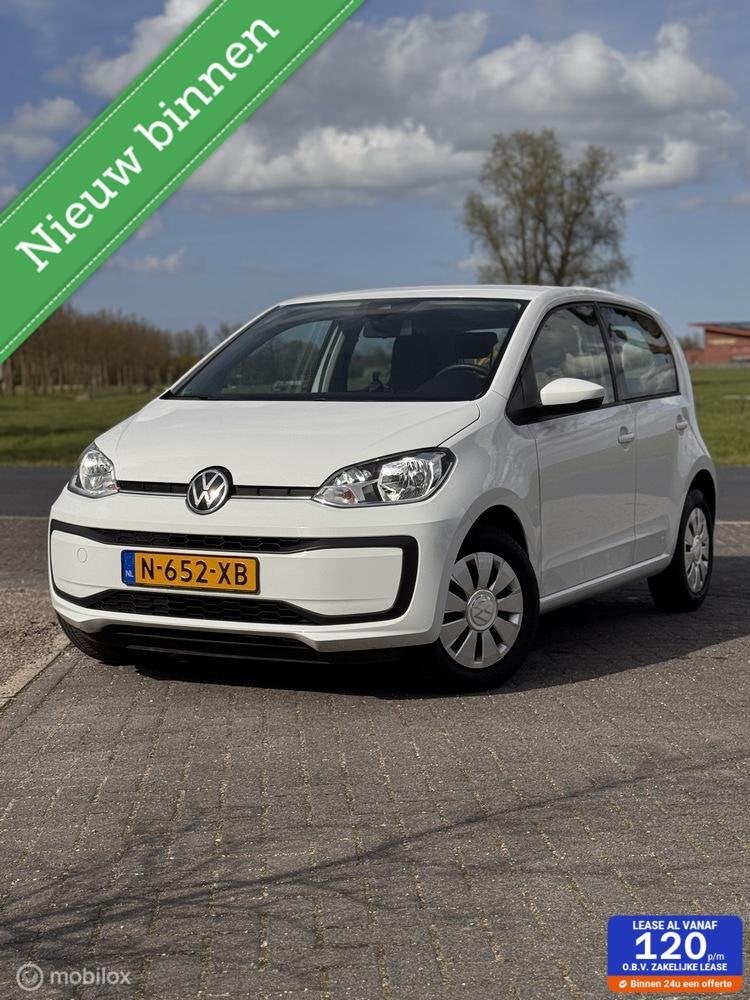 Volkswagen Up! 1.0/DAB, Lane Assist Dealer onderhouden /BTW, Start-stop-systeem, Gebruikt, 4 stoelen, Origineel Nederlands