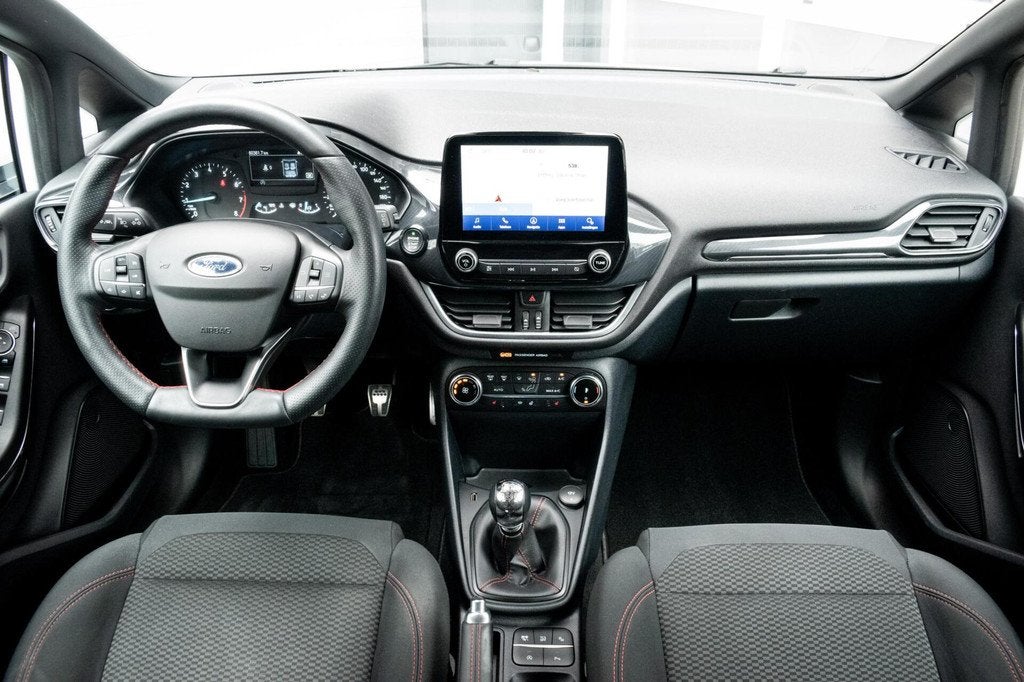 Ford Fiesta 1.0 EcoBoost ST-Line|1e EIGENAAR|STOEL-STUUR-VOO, Voorwielaandrijving, 94 pk, Gebruikt, 580 kg