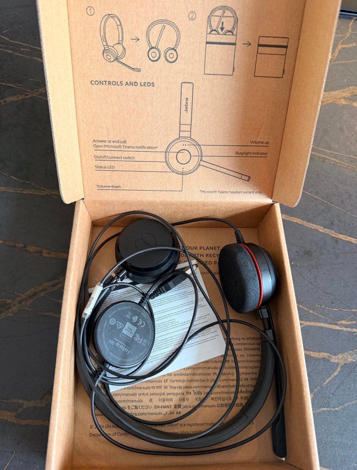 Jabra Evolve 65 MS mono Zwart (Nieuw niet gebruikt), Ophalen of Verzenden, Nieuw, Draadloos, On-ear