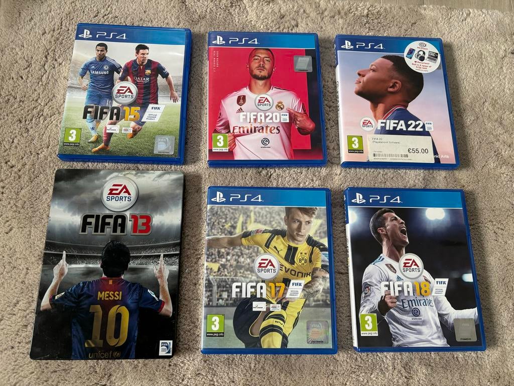 FIFA PS4 Games - Diverse Collectie, Gebruikt, Eén computer, Ophalen of Verzenden, Sport