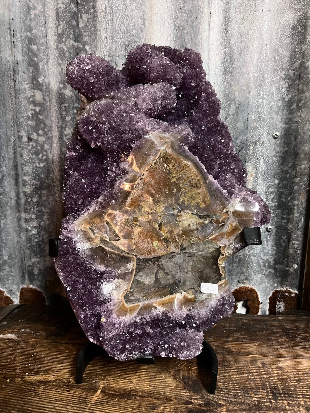 Amethist op standaard, Ophalen of Verzenden, Mineraal