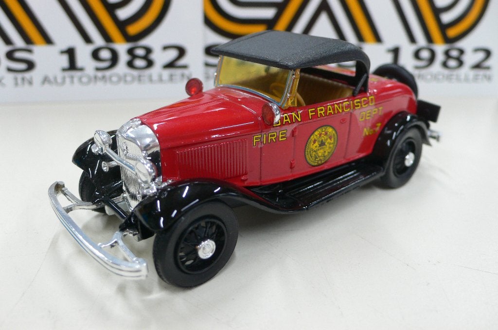 ford v8 1932 -san francisco brandweer -eligor-1/43, Verzenden, Nieuw, Auto, Overige merken