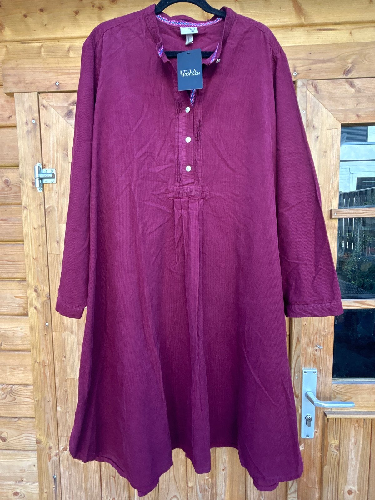 Nieuwe Ulla Popken -Corduroy jurk- Maat 58., Maat 46/48 (XL) of groter, Nieuw, Ophalen of Verzenden, Rood