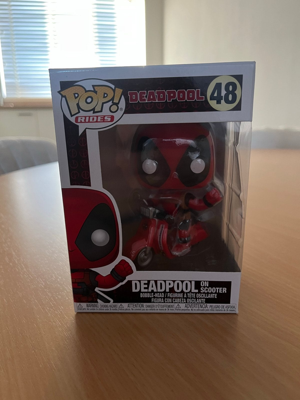 Funko Pop! Rides: Deadpool op Scooter #48, Ophalen of Verzenden, Nieuw