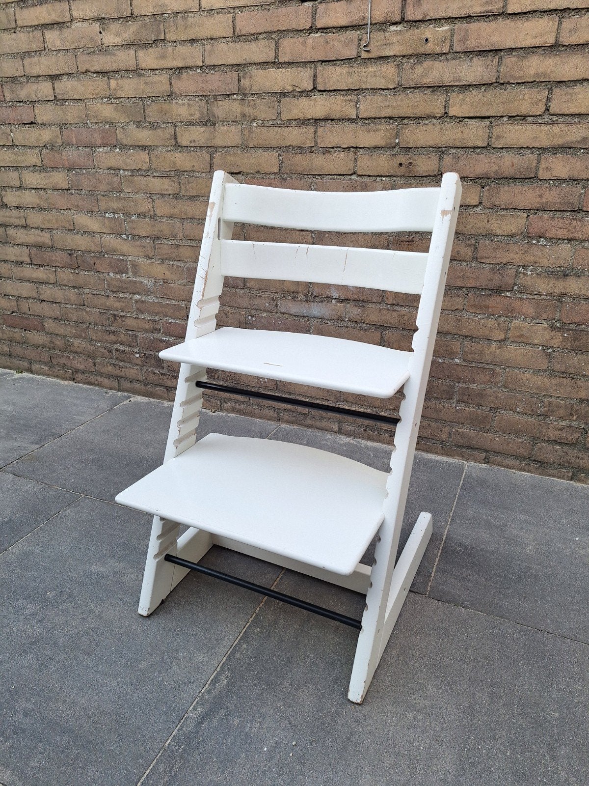 Stokke Tripp Trapp - Wit, Ophalen, Gebruikt, Meegroeistoel