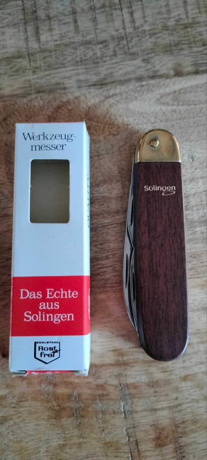 nieuw vintage Solingen zakmes, Ophalen of Verzenden, Nieuw, 2 TB of meer