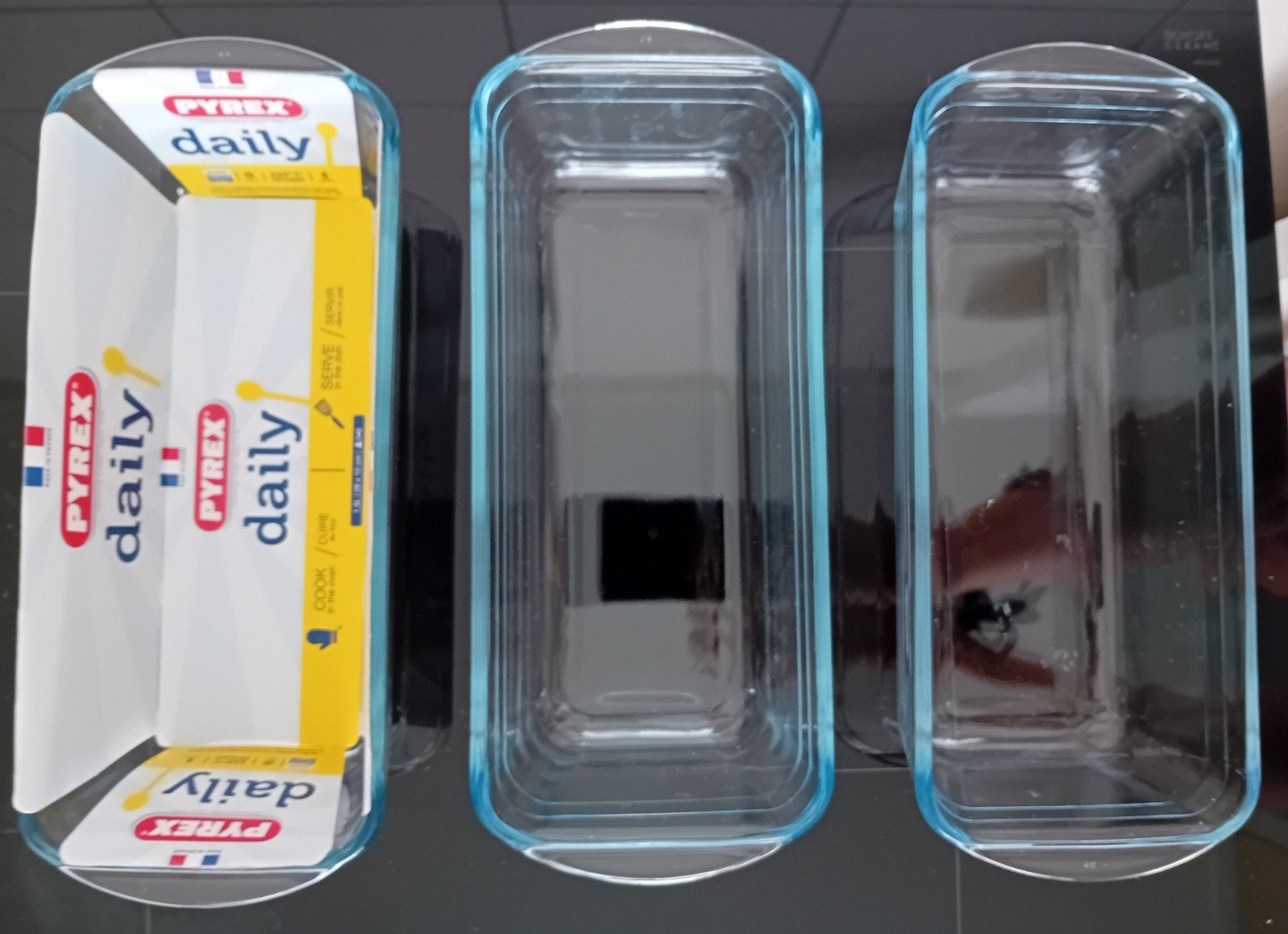 Pyrex Cakevorm Glazen Rechthoekig Ovenschaal, Ophalen