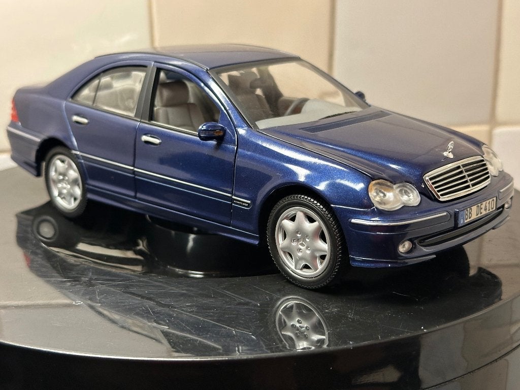 Mercedes C-class, Anson 1:18, Verzenden, Zo goed als nieuw, Auto, Anson