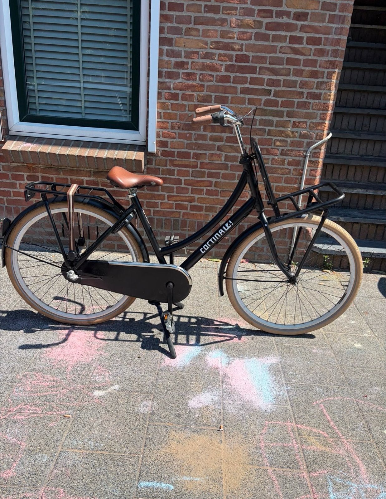 Cortina U4 Transportfiets 28 inch, 3 versnellingen, terugtra, Overige merken, Terugtraprem, Gebruikt, Versnellingen
